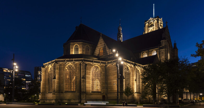 Illuminatie De Laurenskerk Rotterdam