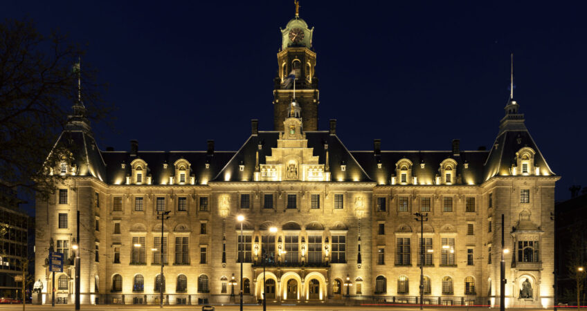 Illuminatie Stadhuis Rotterdam