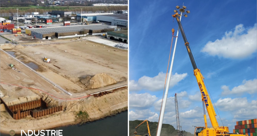 Uitbreiding LED-verlichting bij Barge Terminal Venlo