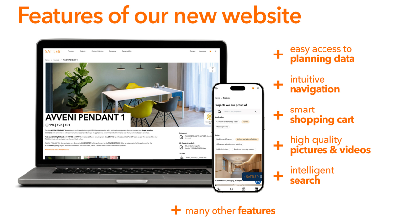 Ontdek de nieuwe website van SATTLER!