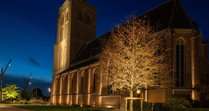 Verlichting Mariakerk in Didam