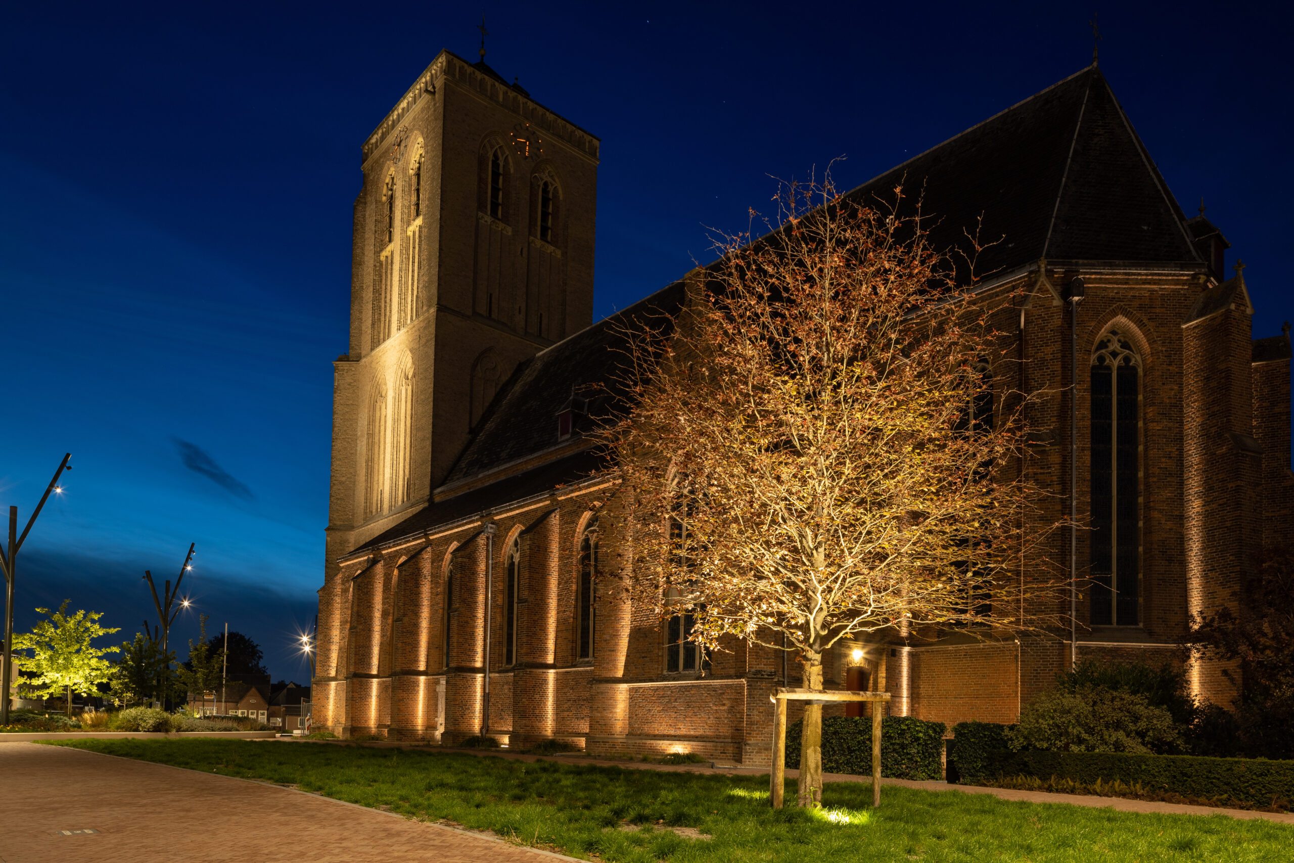 Verlichting Mariakerk in Didam