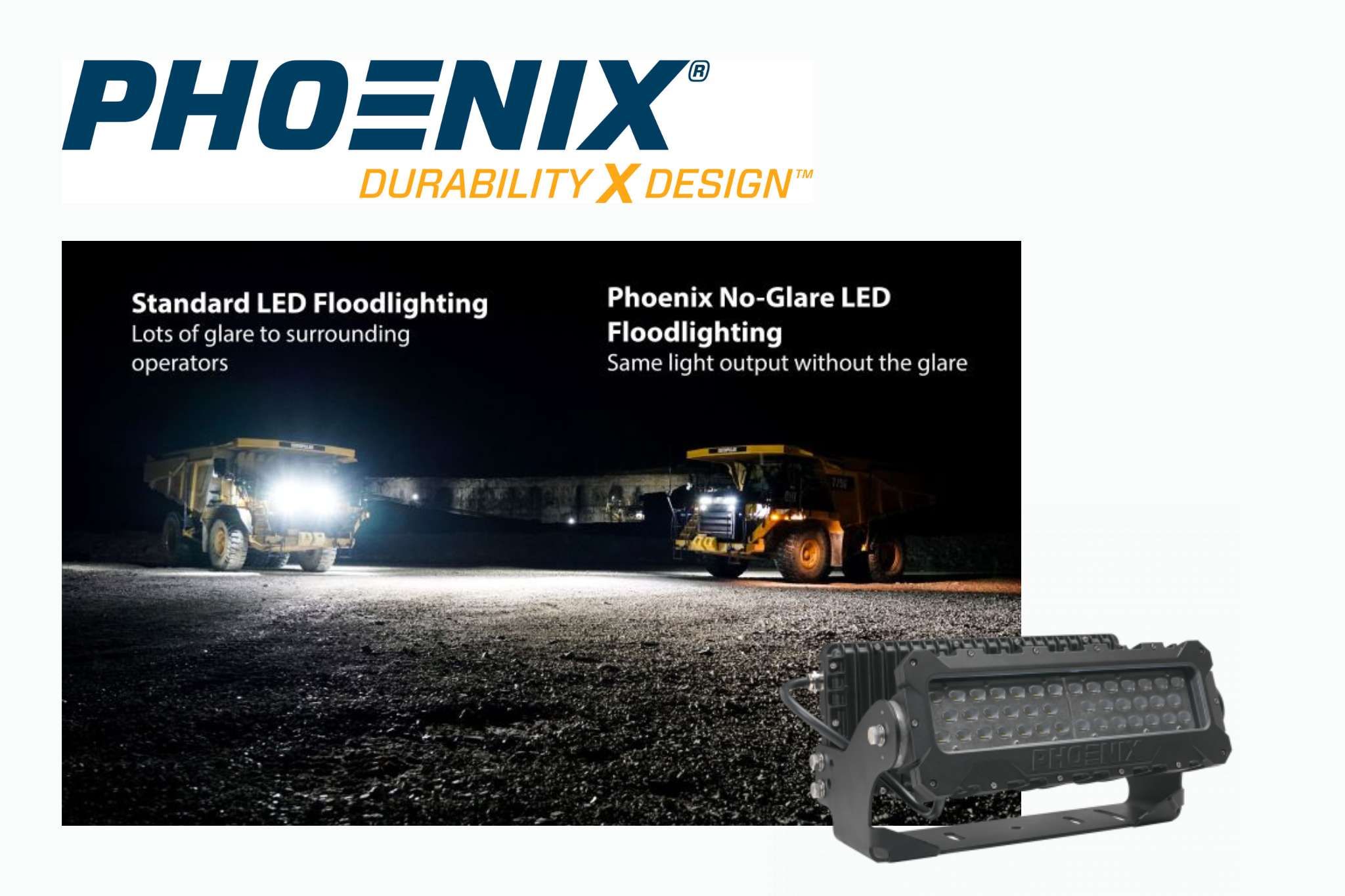 Verlichtingsoplossing van Phoenix Lighting – anti-verblinding LED-optiek