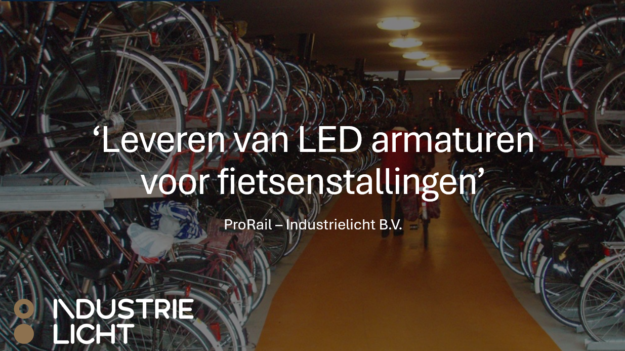 Duurzame verlichting voor fietsenstallingen – Onze levering aan ProRail