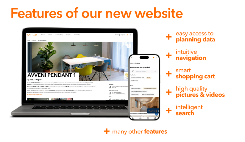 Ontdek de nieuwe website van SATTLER!