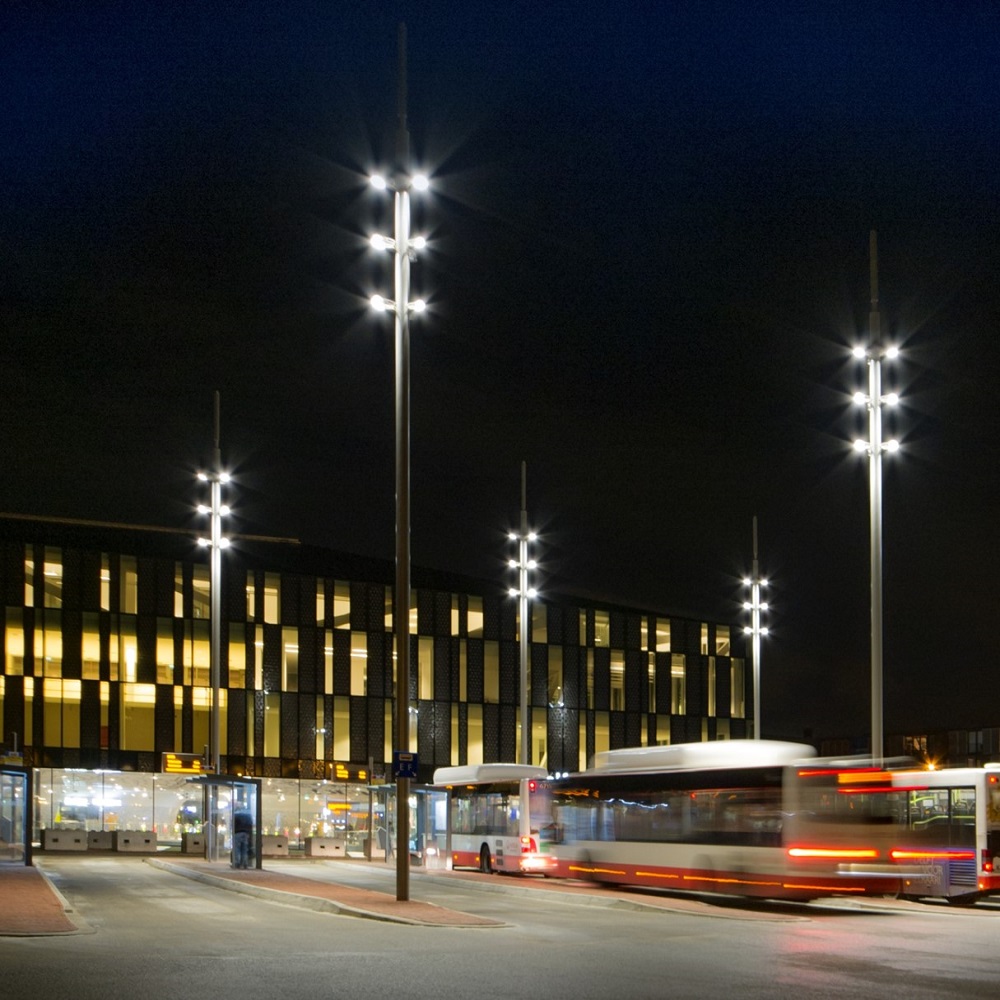 Verlichting busstation Delft