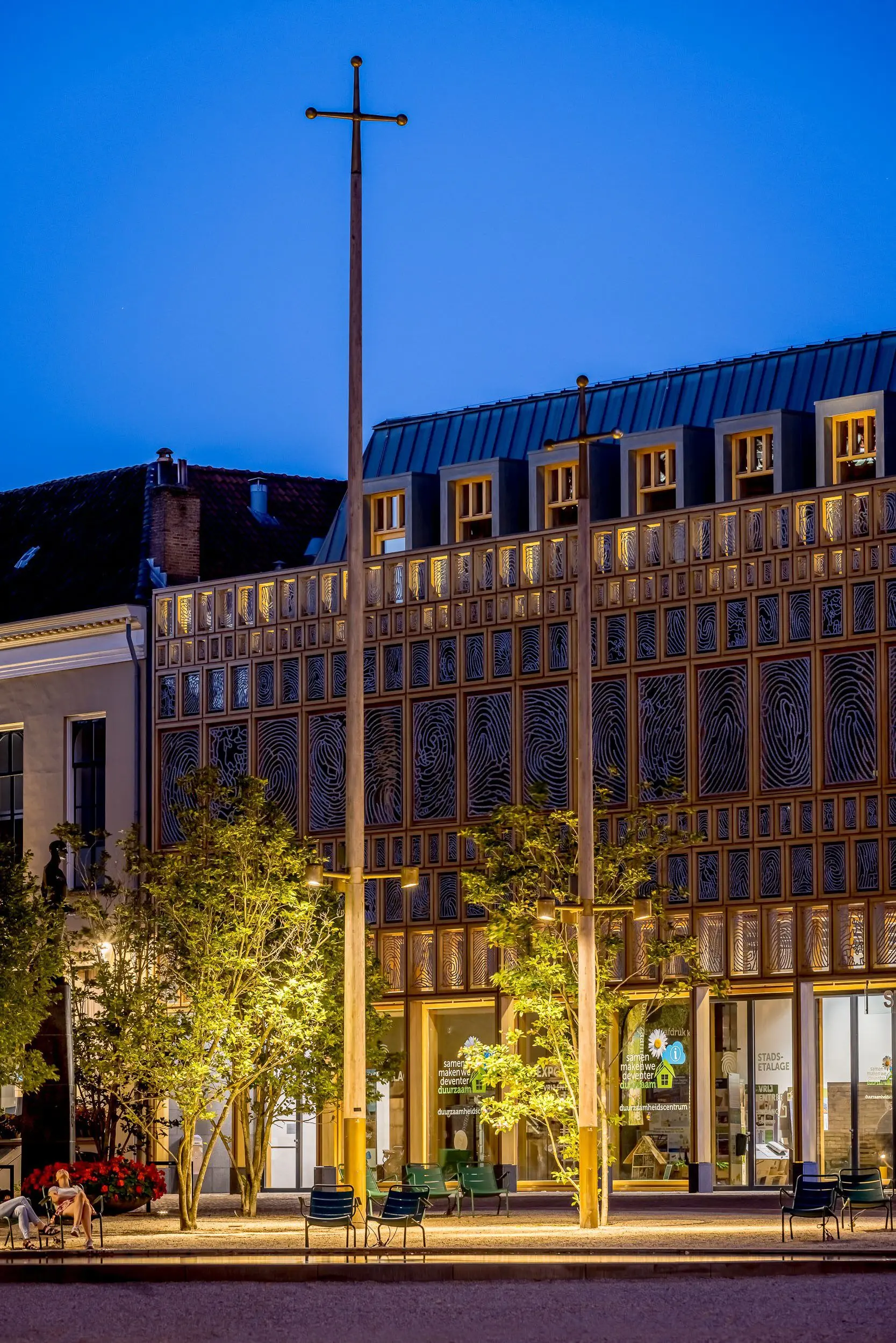 Bijzondere verlichting Lebuinusplein Deventer